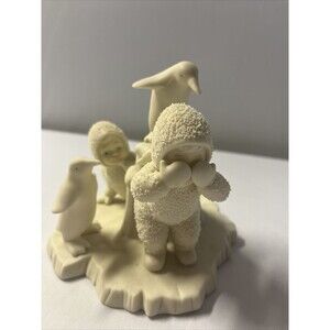 Dept 56 Retired Snowbabies Angel “You Can't Find Me” Hide and Seek Penguins